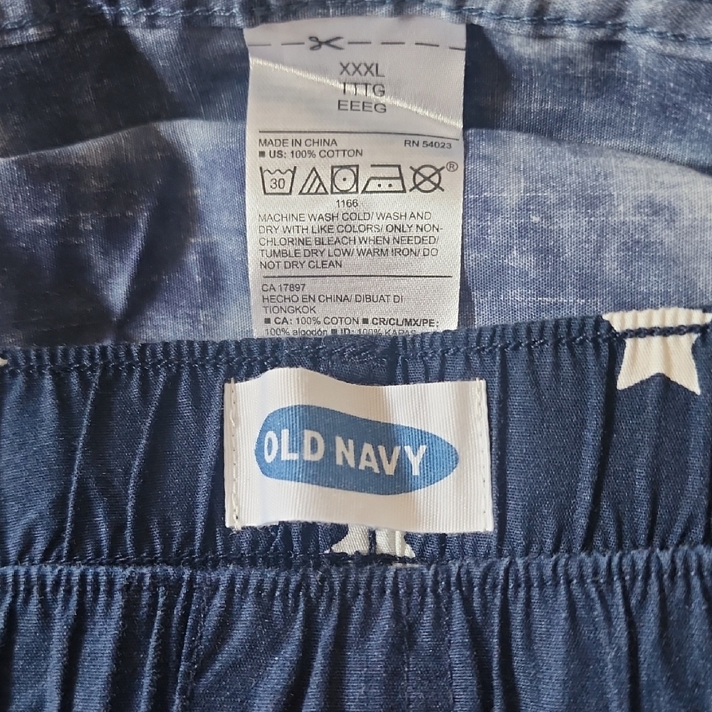 Old Navy Blue Star Patterned Pants